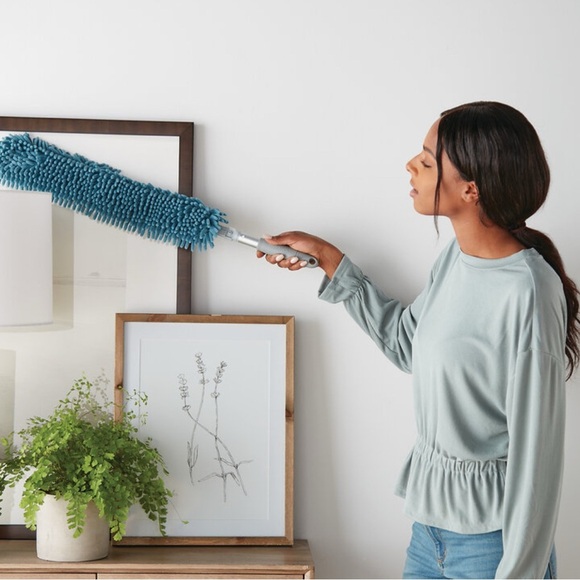 Norwex Envirowand - Dusting. Dual sided removable sleeve, brush in handle, bends - Picture 2 of 5